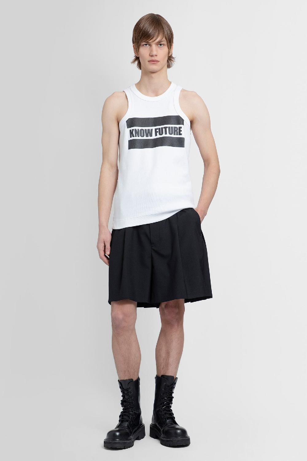 Antonioli SACAI MAN WHITE T-SHIRTS & TANK TOPS