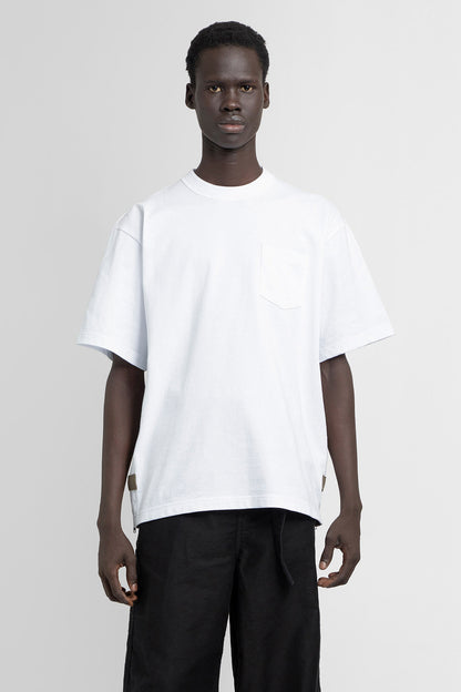 Antonioli SACAI MAN WHITE T-SHIRTS & TANK TOPS