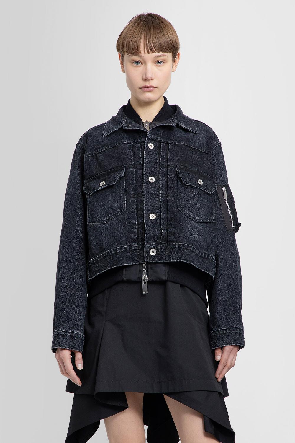 Antonioli SACAI WOMAN BLACK JACKETS