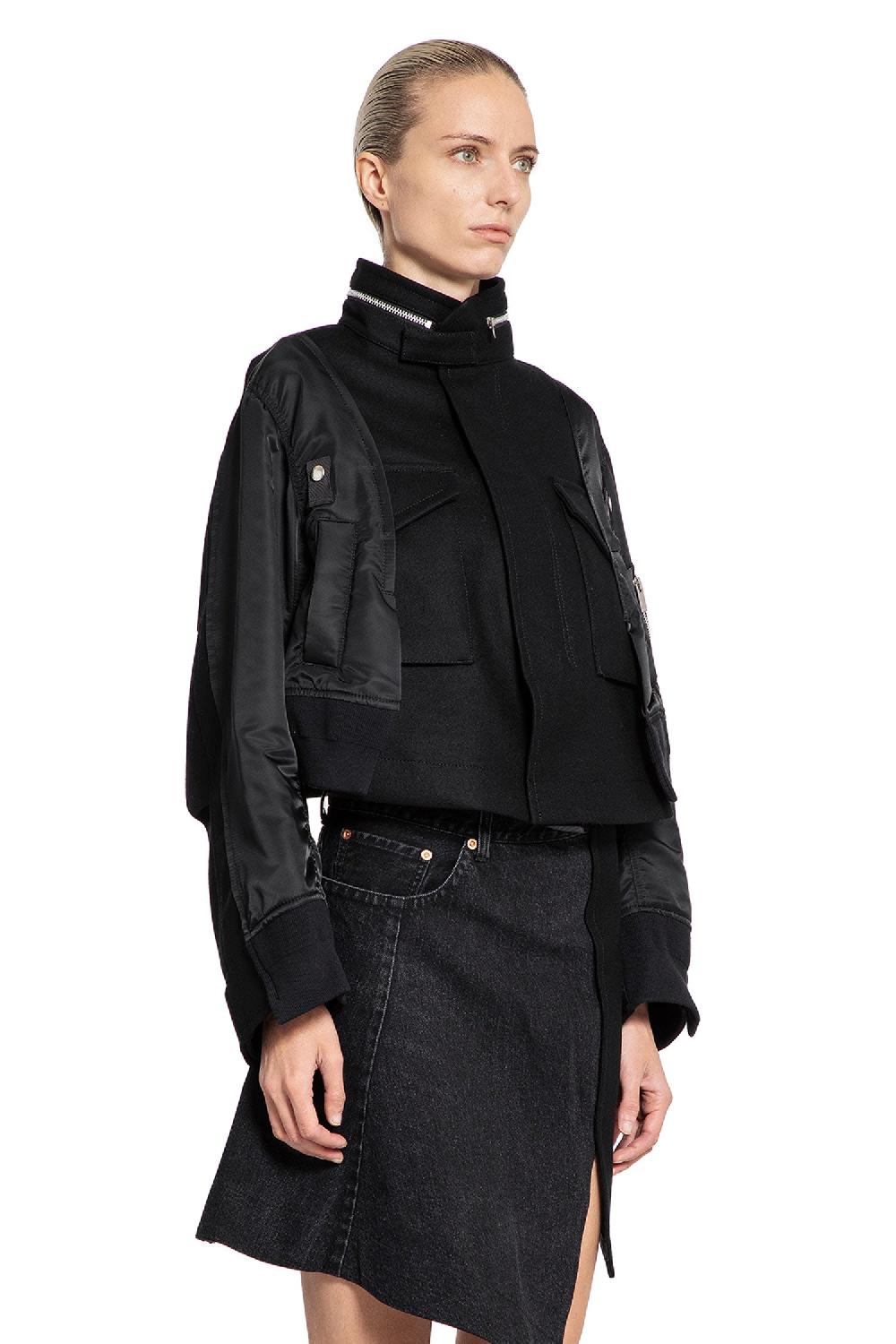 Antonioli SACAI WOMAN BLACK JACKETS