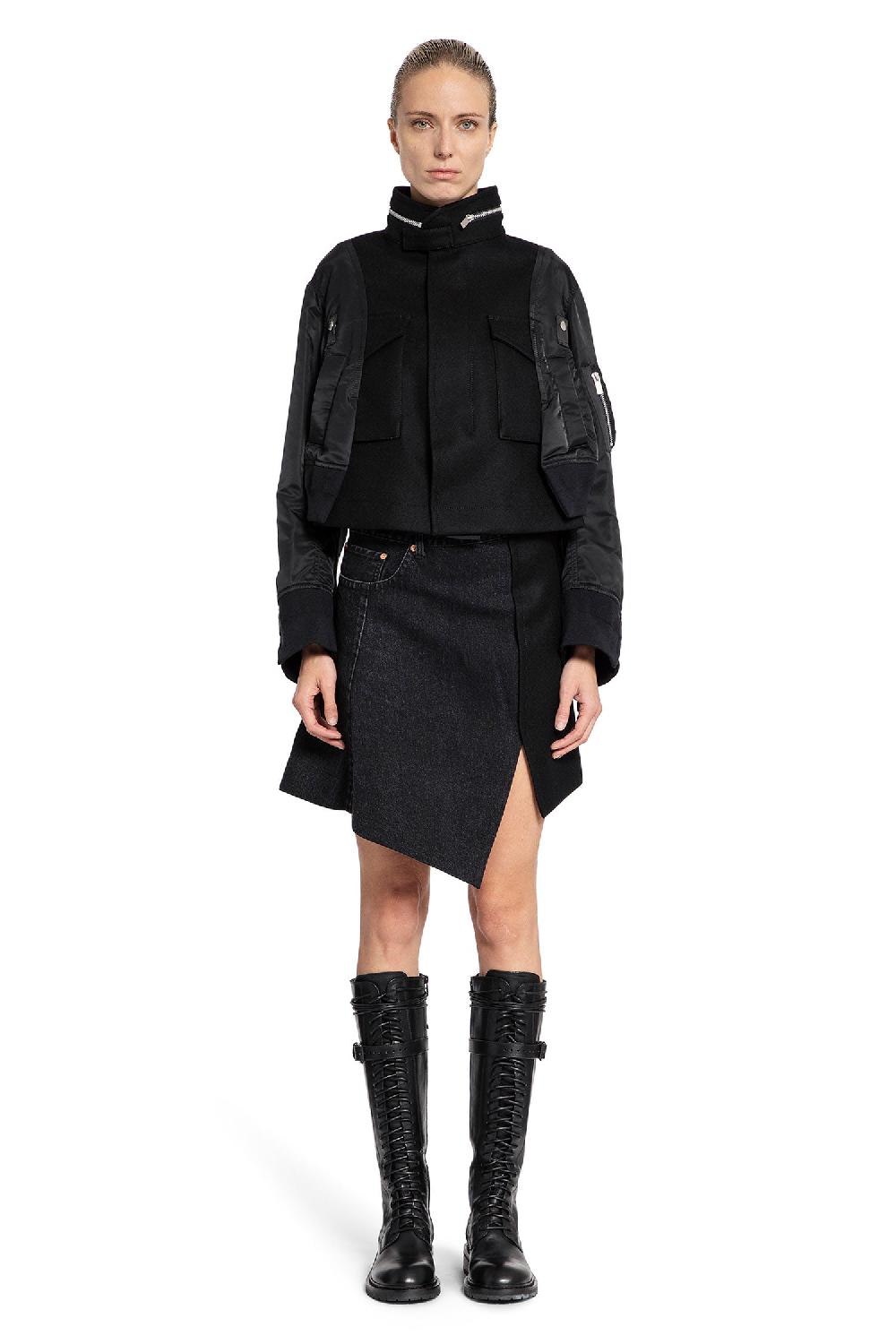 Antonioli SACAI WOMAN BLACK JACKETS