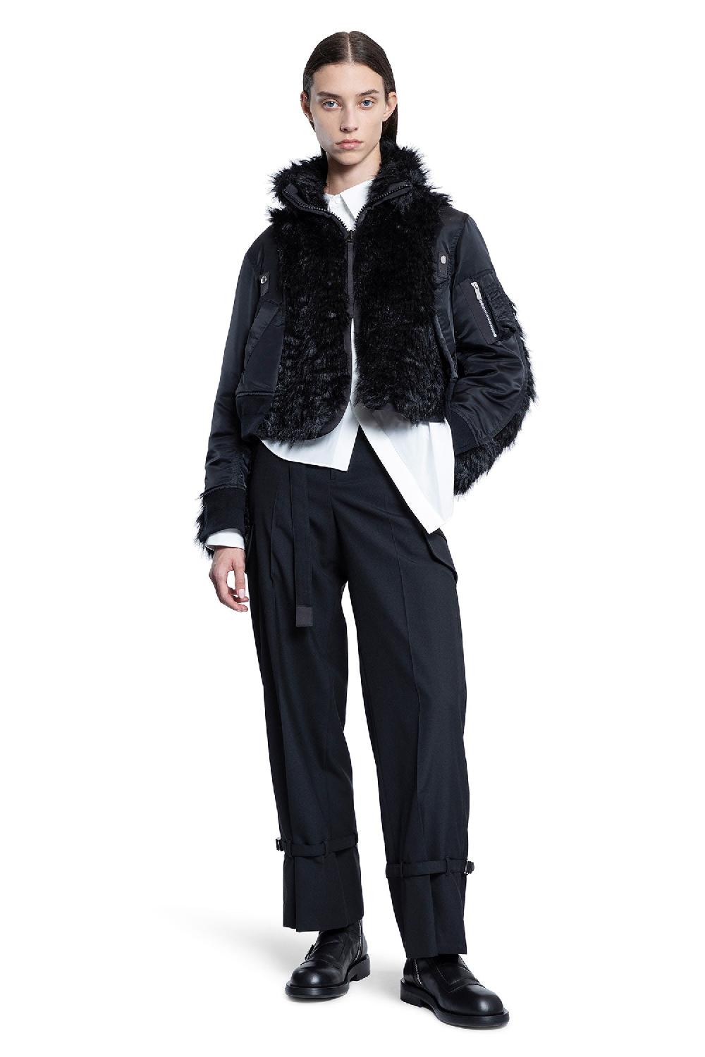 Antonioli SACAI WOMAN BLACK JACKETS