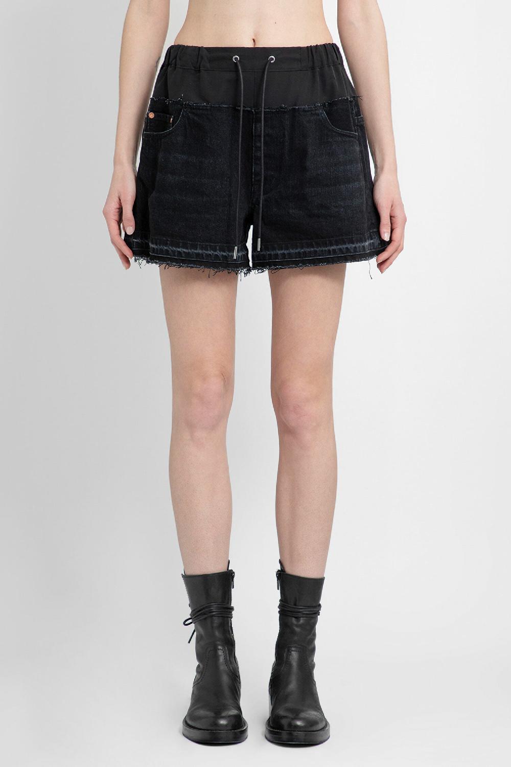 Antonioli SACAI WOMAN BLACK SHORTS