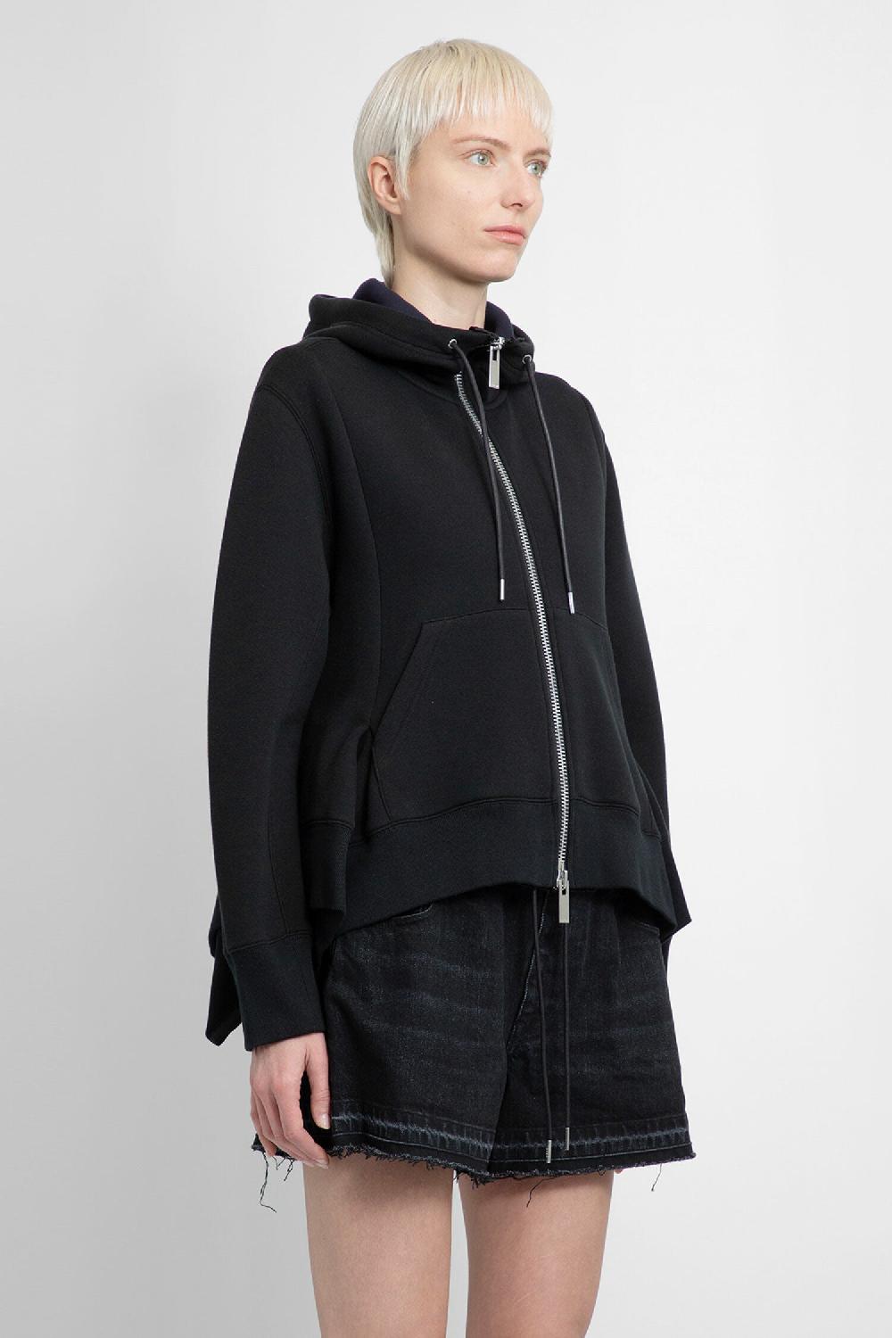 Antonioli SACAI WOMAN BLACK SWEATSHIRTS