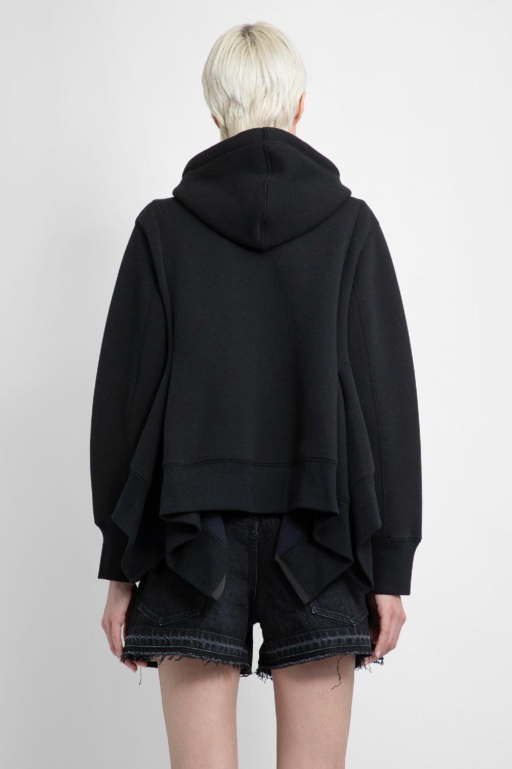 Antonioli SACAI WOMAN BLACK SWEATSHIRTS