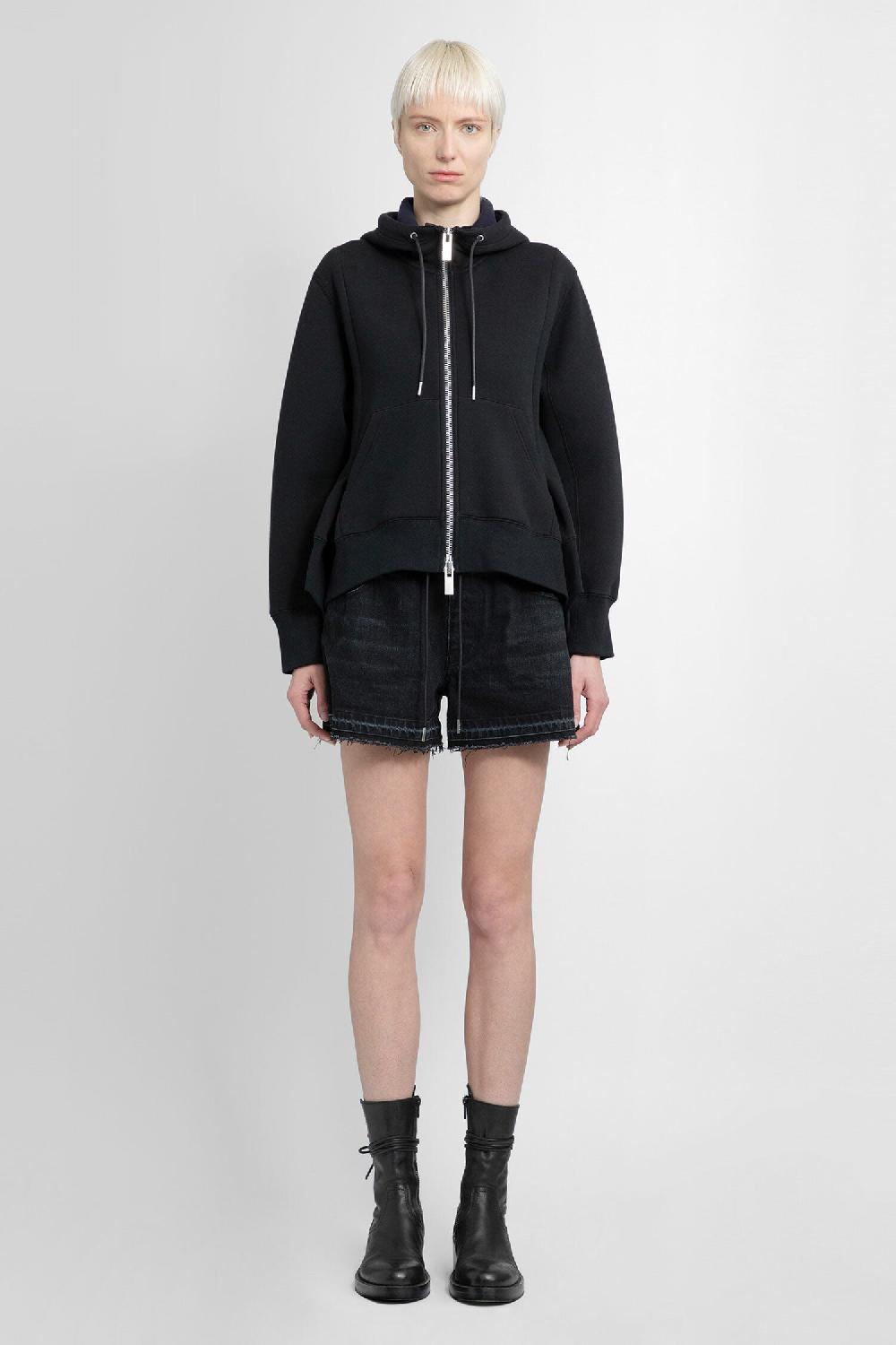Antonioli SACAI WOMAN BLACK SWEATSHIRTS