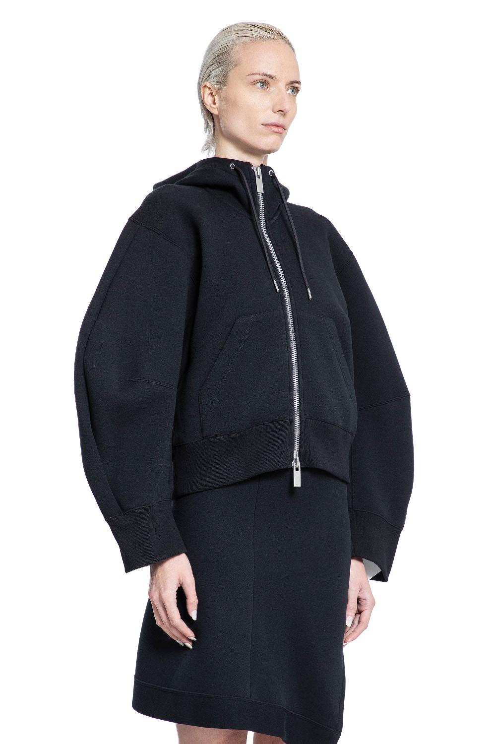 Antonioli SACAI WOMAN BLACK SWEATSHIRTS