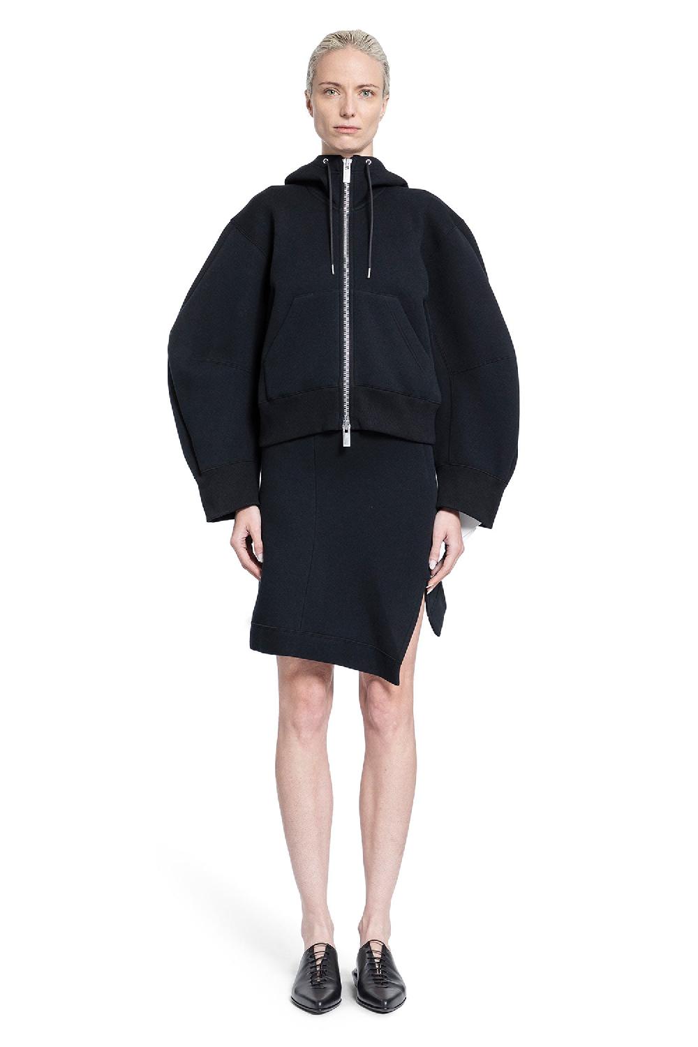 Antonioli SACAI WOMAN BLACK SWEATSHIRTS