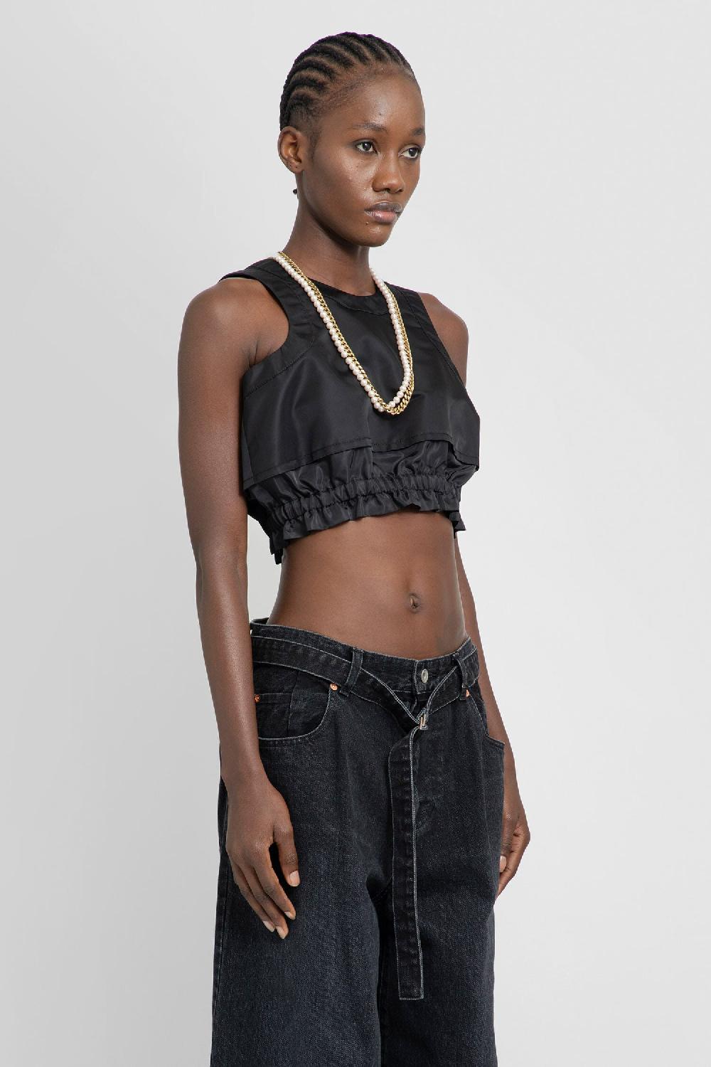 Antonioli SACAI WOMAN BLACK TOPS