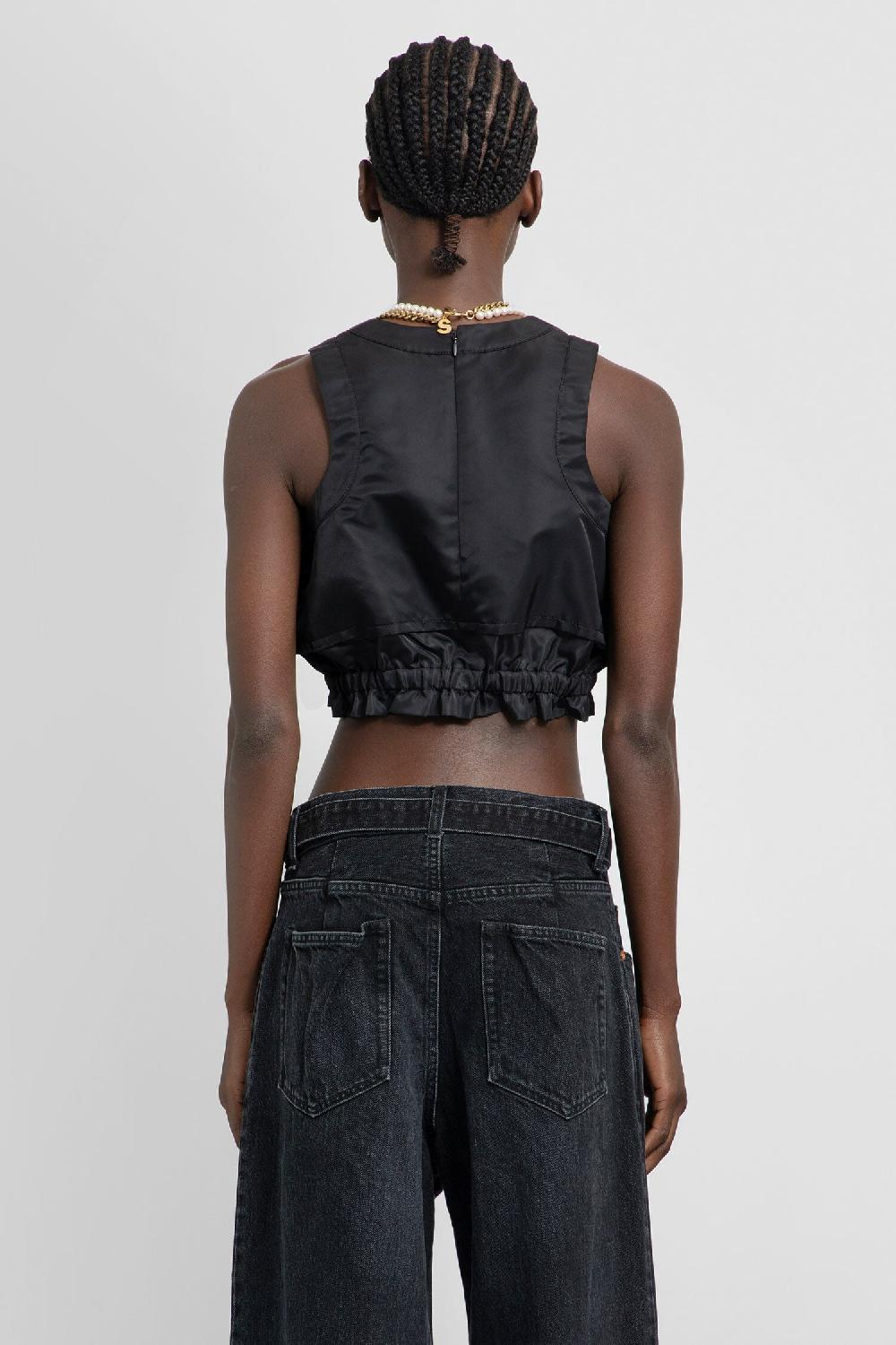 Antonioli SACAI WOMAN BLACK TOPS