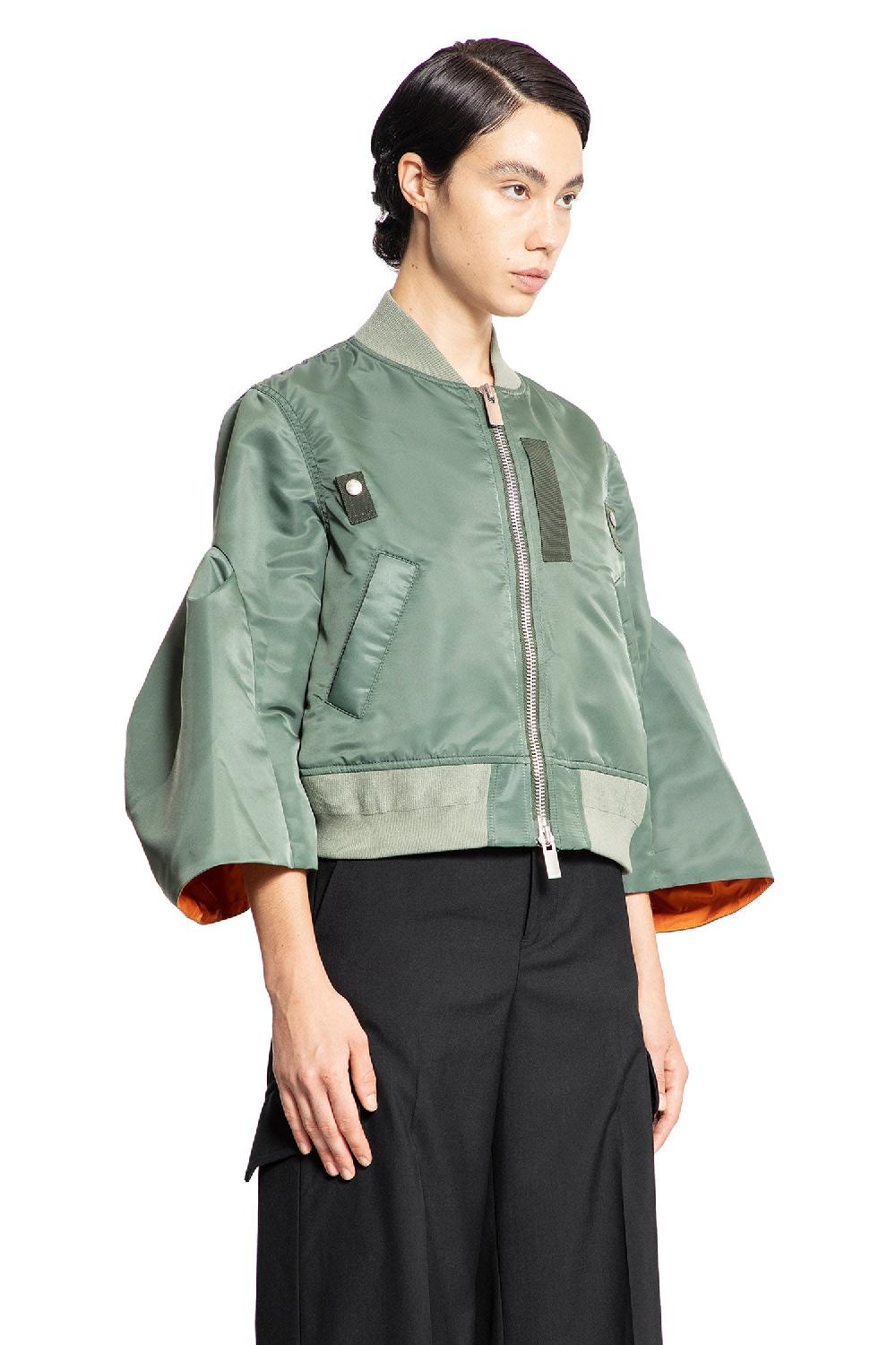 Antonioli SACAI WOMAN GREEN JACKETS