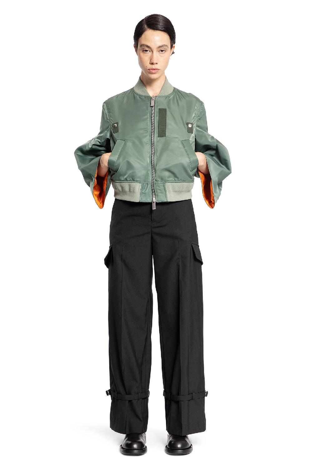 Antonioli SACAI WOMAN GREEN JACKETS