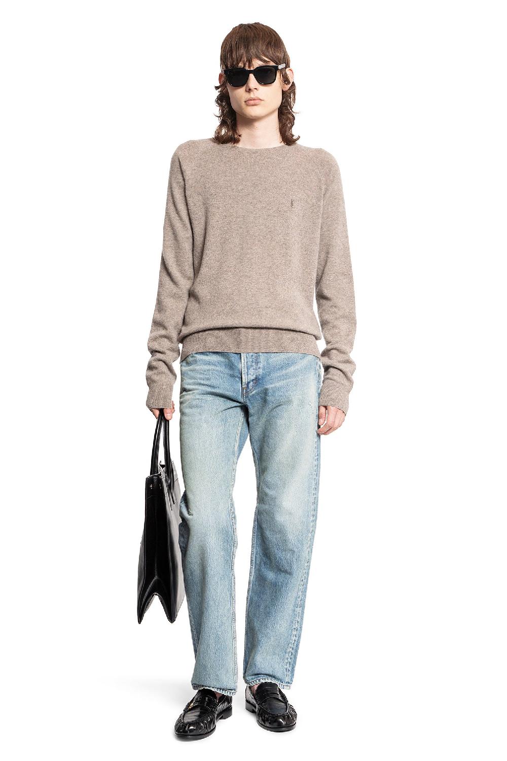 Antonioli SAINT LAURENT MAN BEIGE KNITWEAR