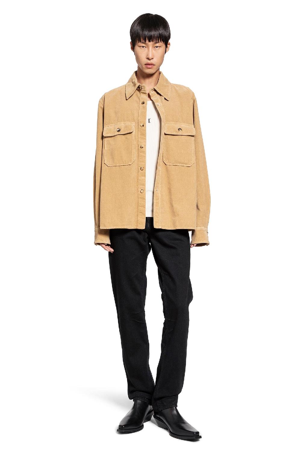 Antonioli SAINT LAURENT MAN BEIGE SHIRTS
