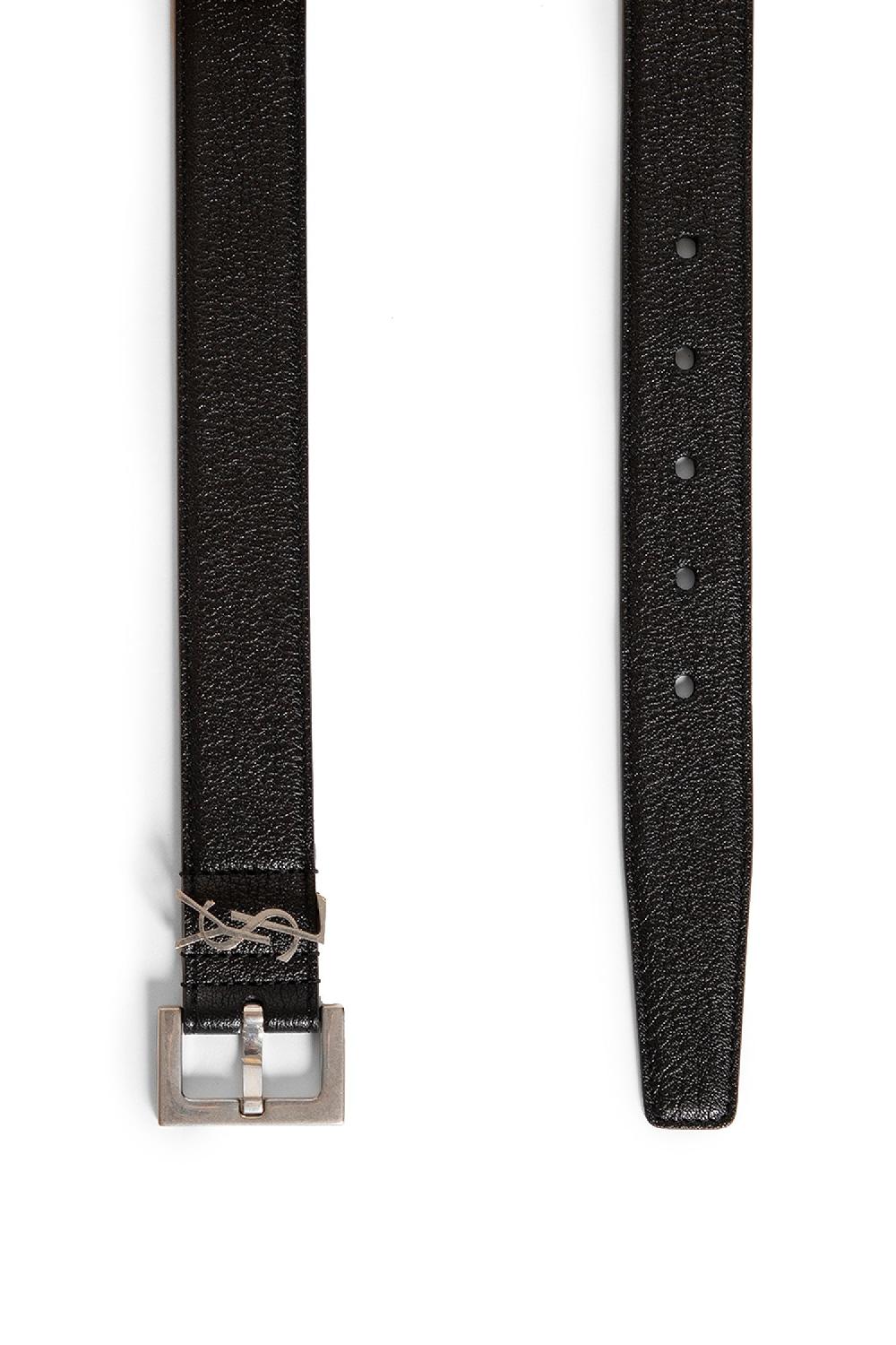 Antonioli SAINT LAURENT MAN BLACK BELTS