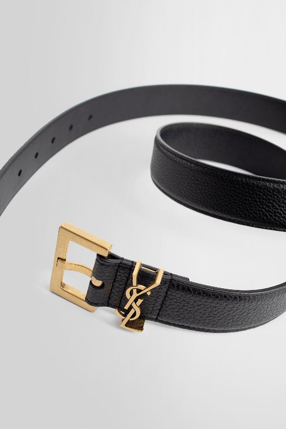 Antonioli SAINT LAURENT MAN BLACK BELTS