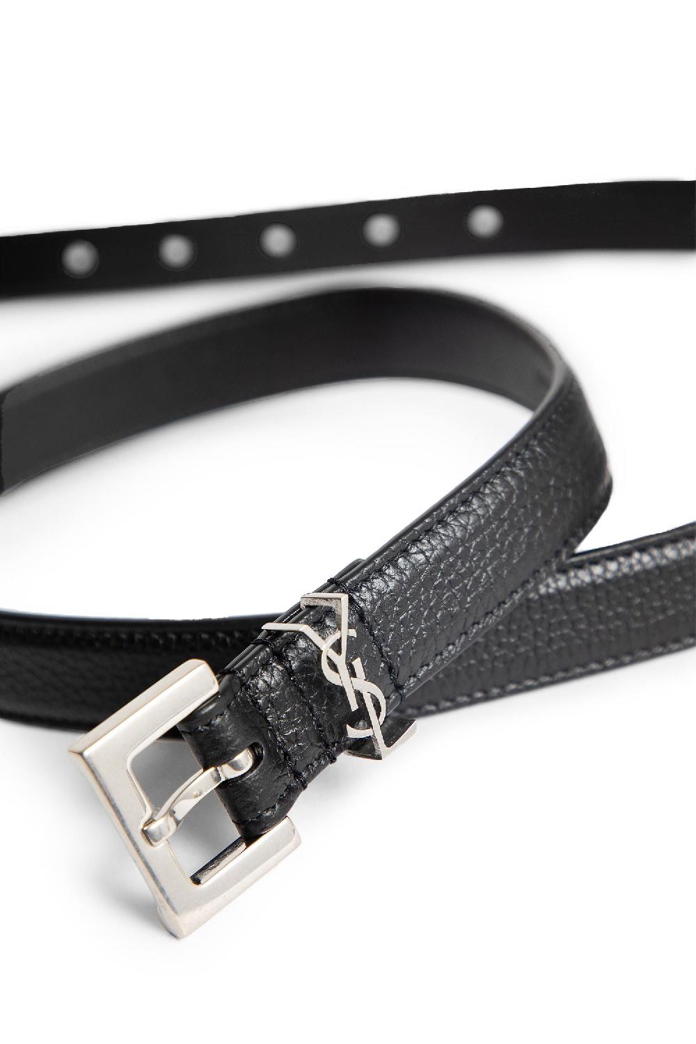 Antonioli SAINT LAURENT MAN BLACK BELTS