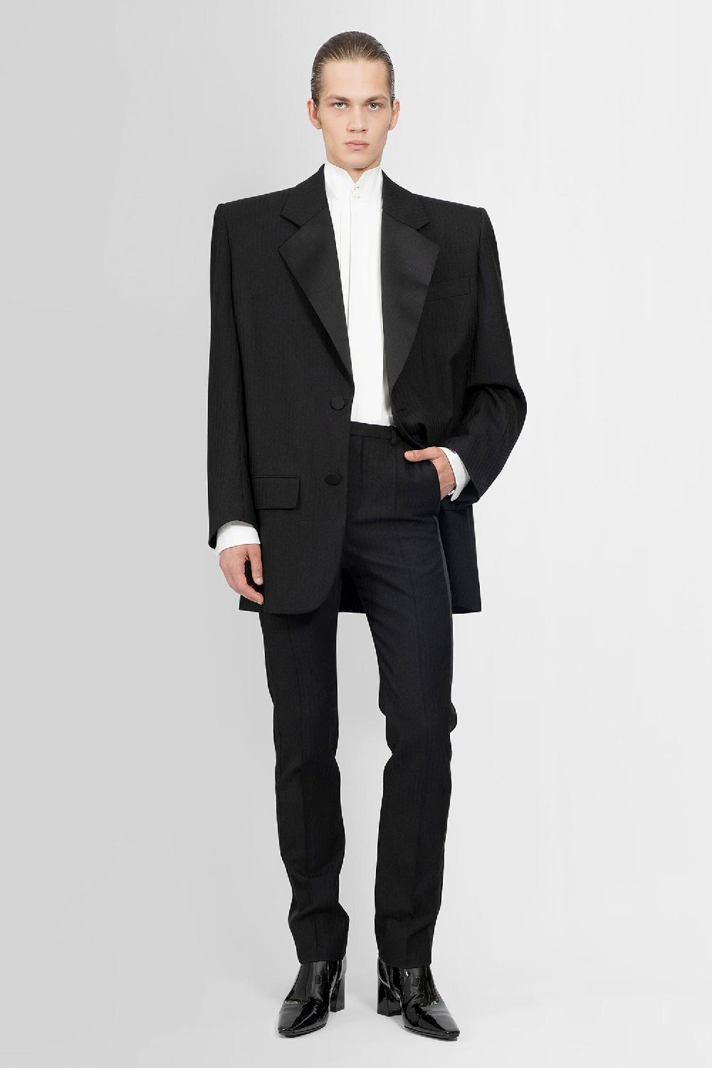 Antonioli SAINT LAURENT MAN BLACK BLAZERS