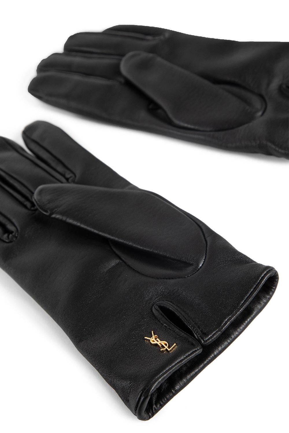 Antonioli SAINT LAURENT MAN BLACK GLOVES