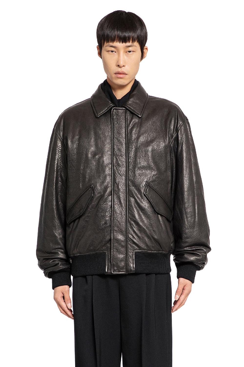 Antonioli SAINT LAURENT MAN BLACK JACKETS