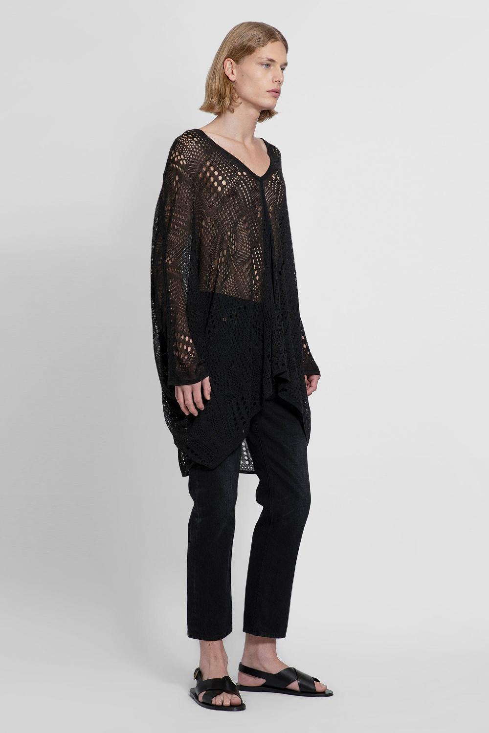 Antonioli SAINT LAURENT MAN BLACK KNITWEAR