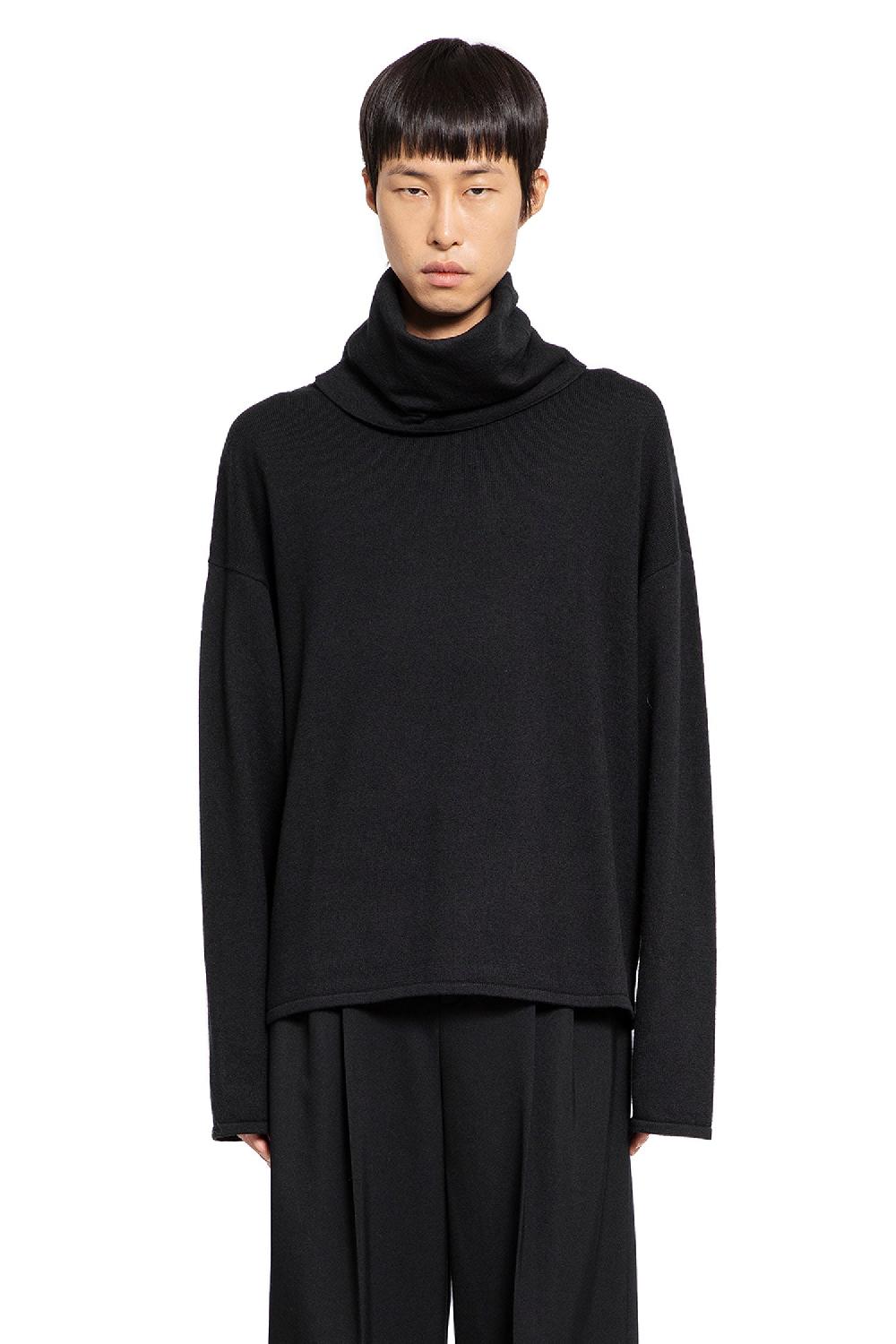 Antonioli SAINT LAURENT MAN BLACK KNITWEAR