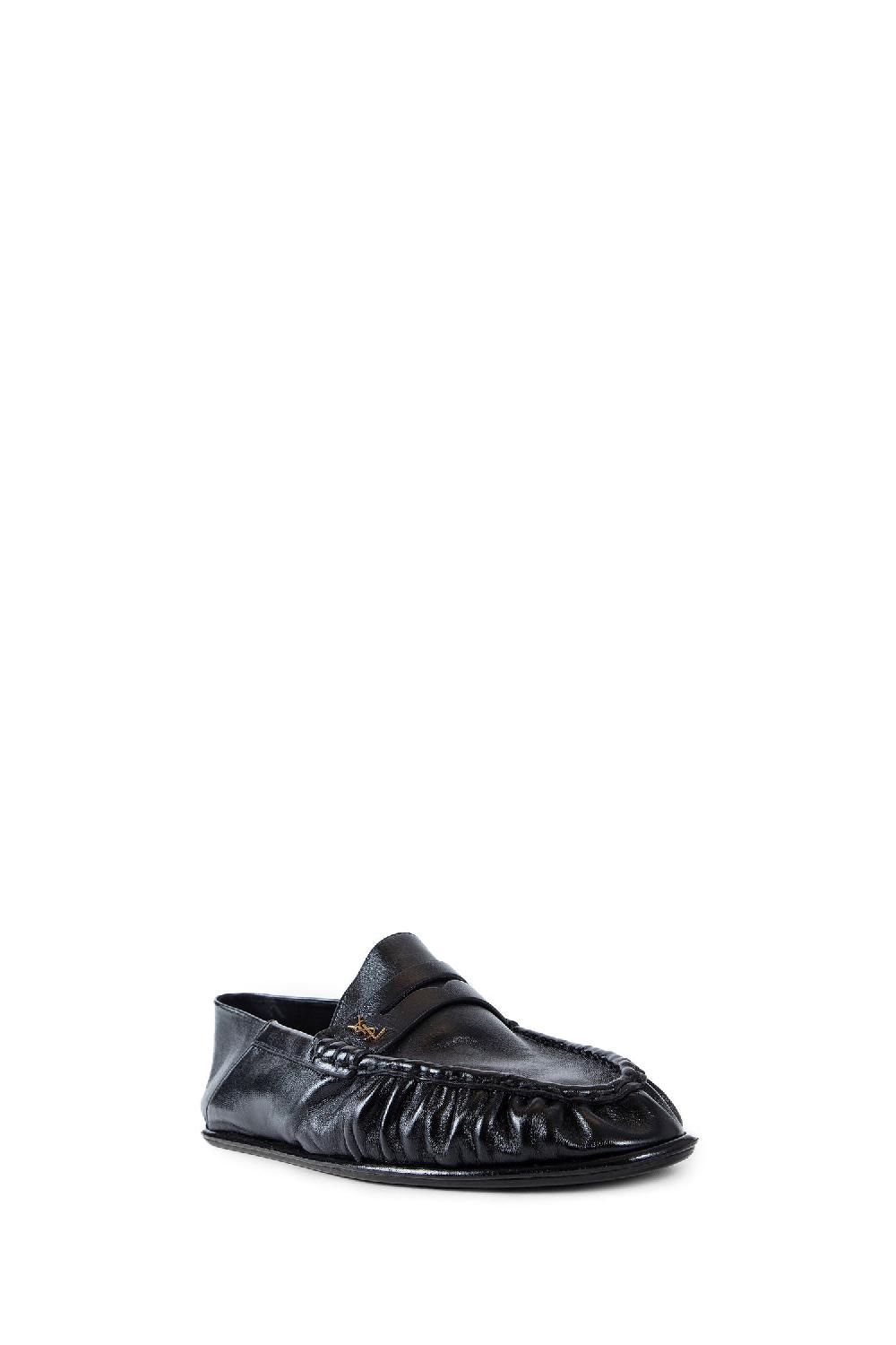 Antonioli SAINT LAURENT MAN BLACK LOAFERS & FLATS