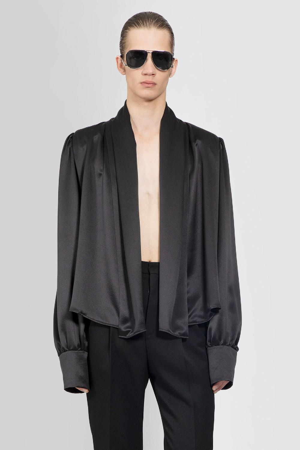 Antonioli SAINT LAURENT MAN BLACK SHIRTS