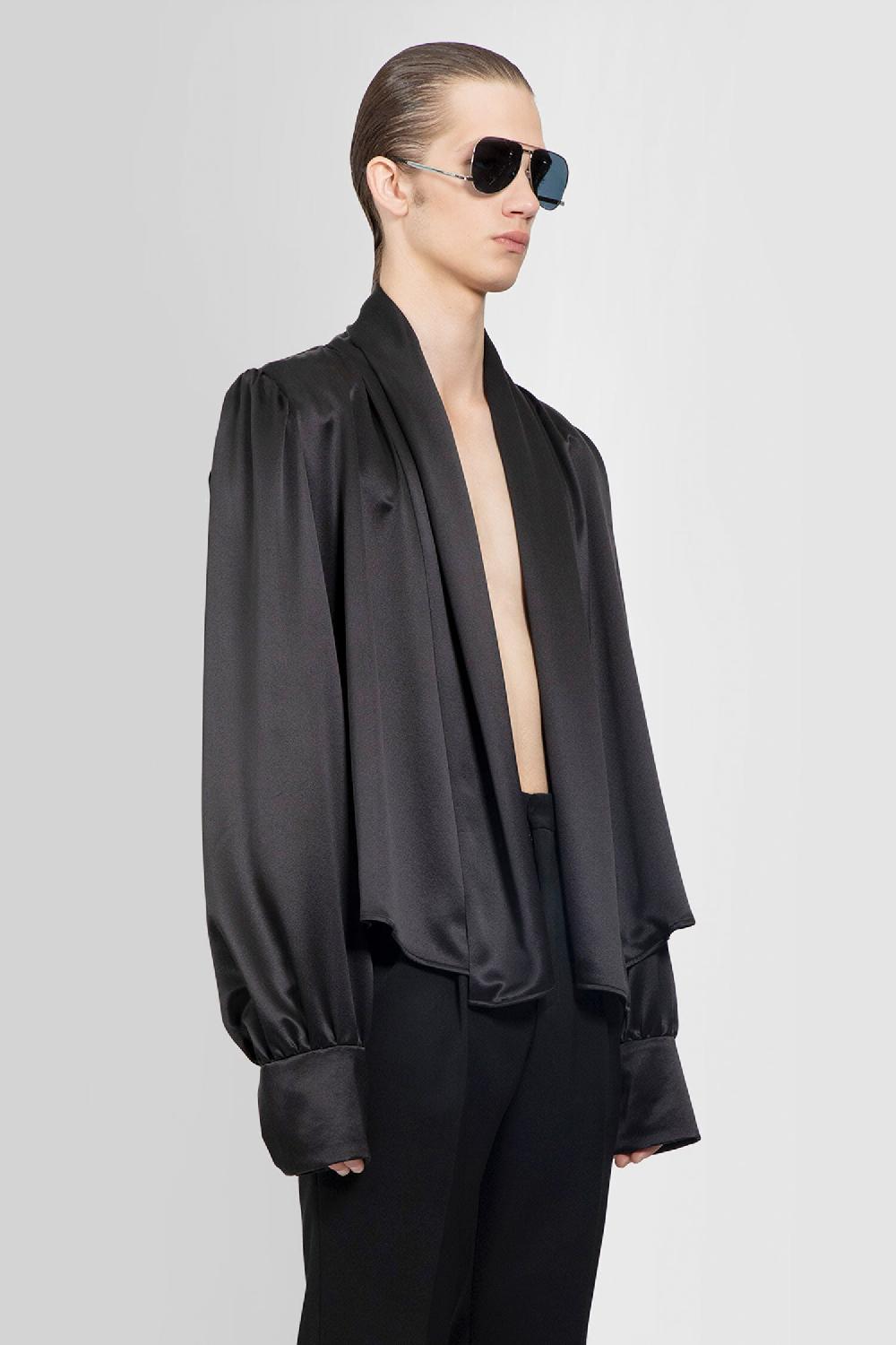 Antonioli SAINT LAURENT MAN BLACK SHIRTS