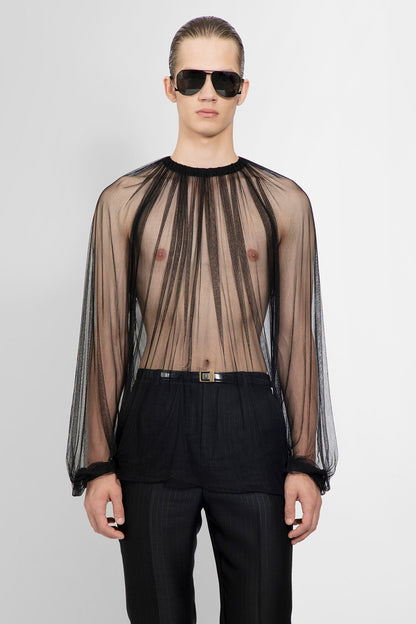 Antonioli SAINT LAURENT MAN BLACK SHIRTS
