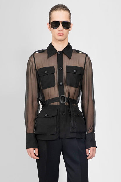 Antonioli SAINT LAURENT MAN BLACK SHIRTS