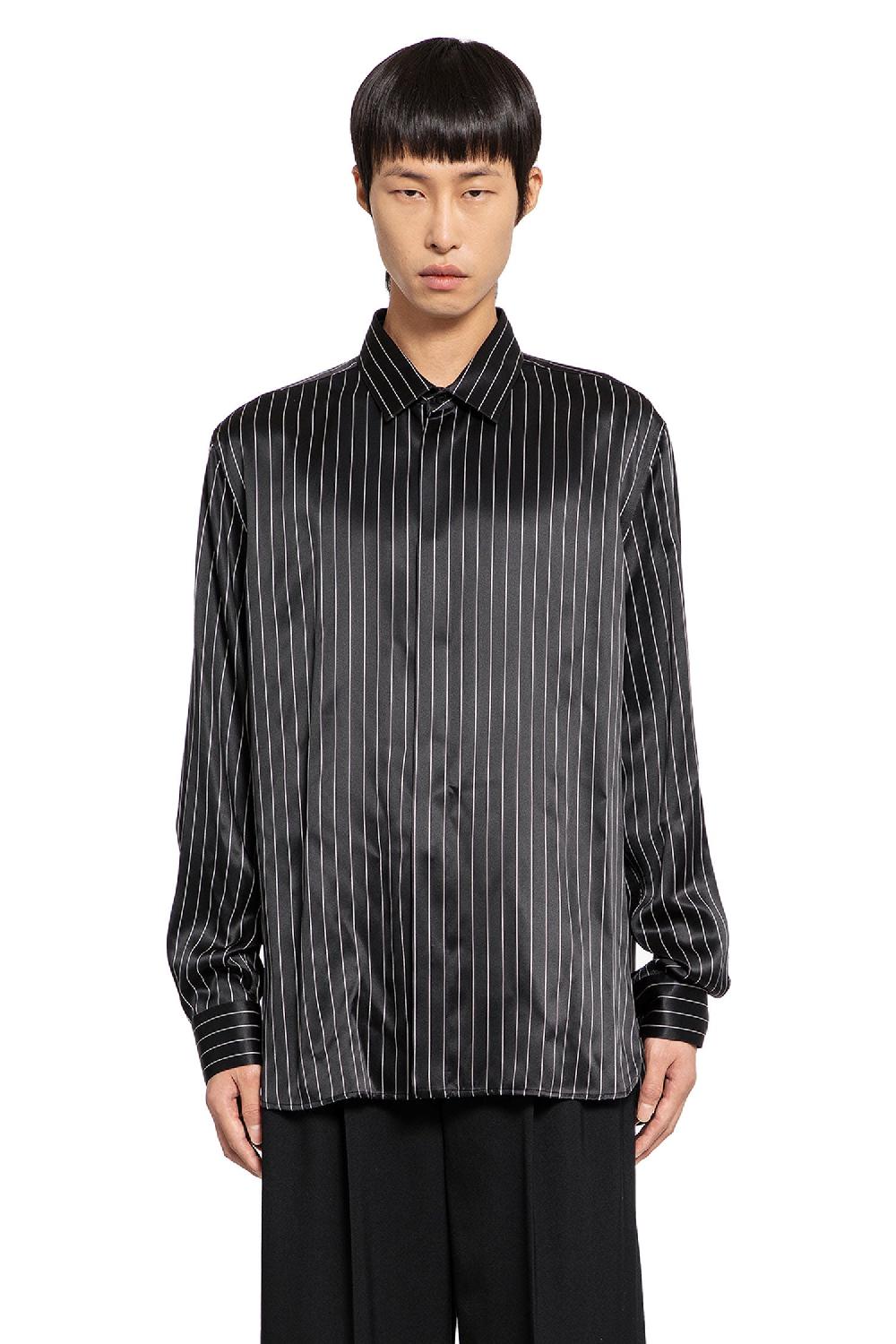 Antonioli SAINT LAURENT MAN BLACK SHIRTS