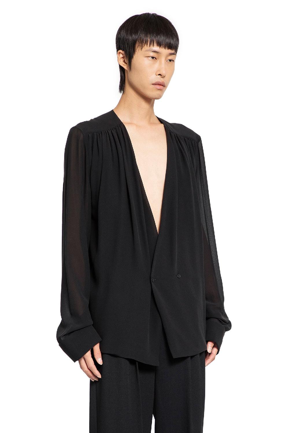 Antonioli SAINT LAURENT MAN BLACK TOPS