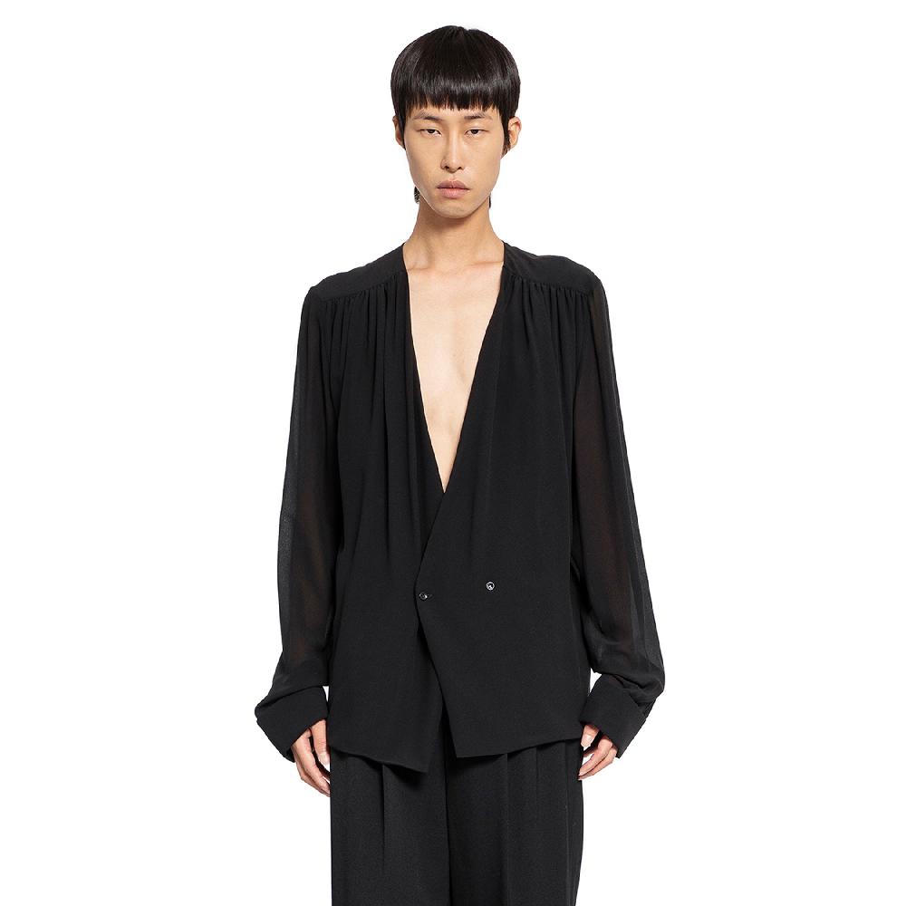Antonioli SAINT LAURENT MAN BLACK TOPS