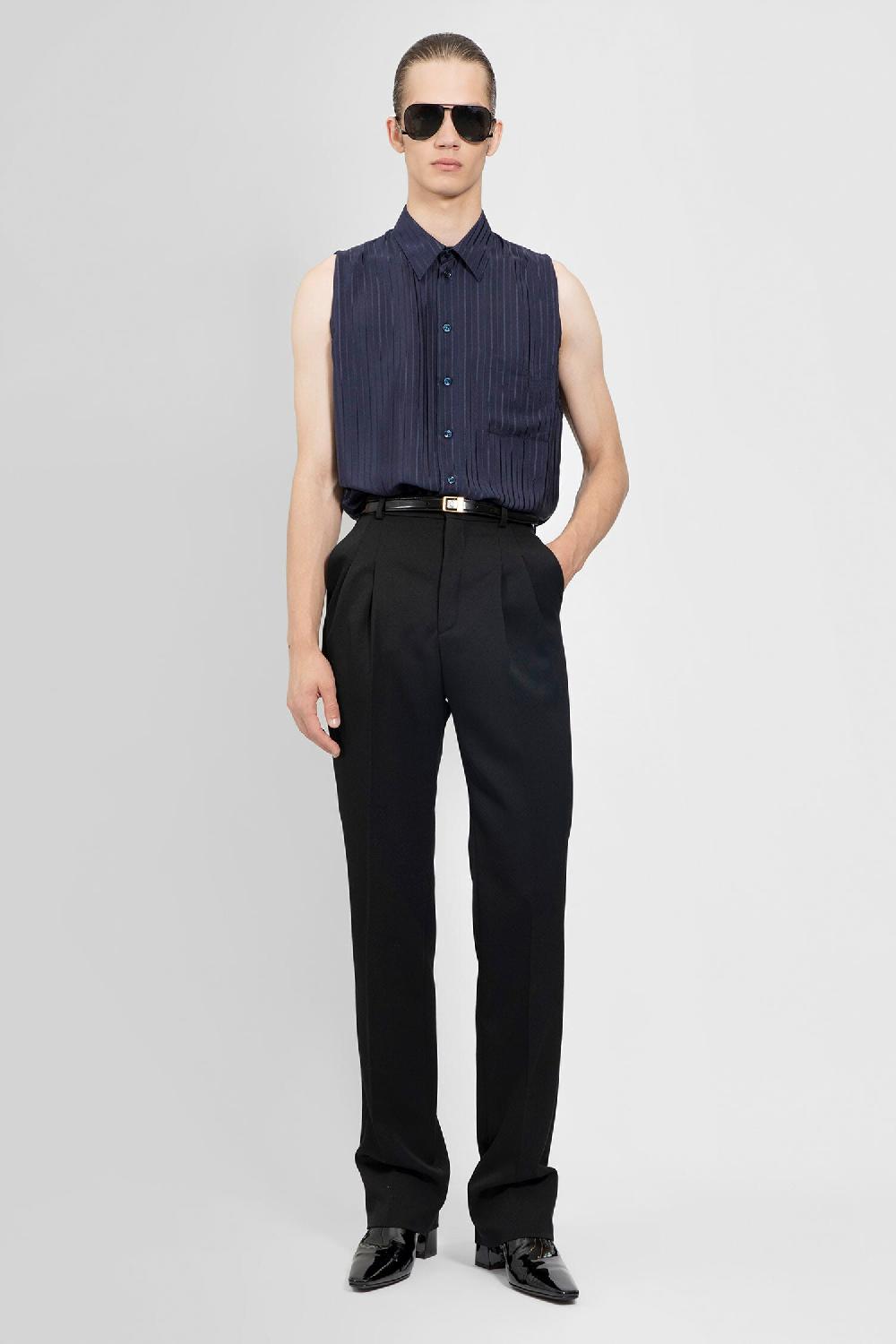 Antonioli SAINT LAURENT MAN BLACK TROUSERS
