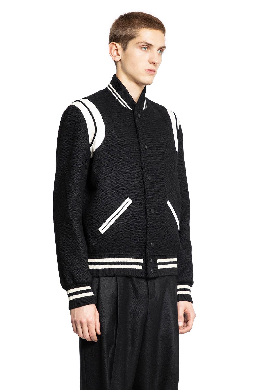 Antonioli SAINT LAURENT MAN BLACK&WHITE JACKETS