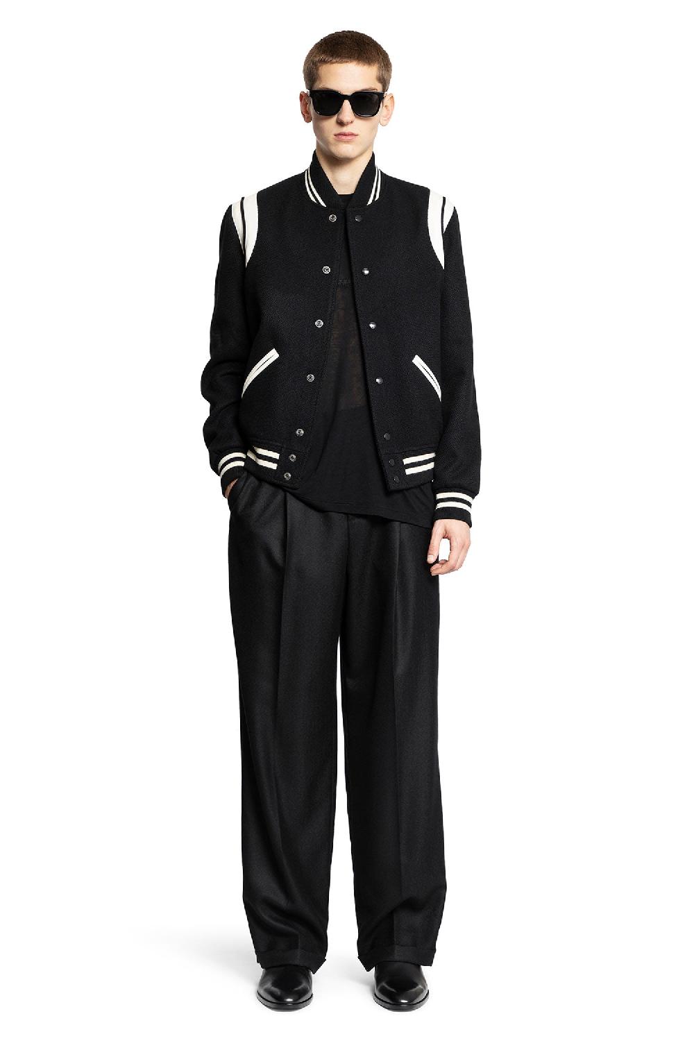 Antonioli SAINT LAURENT MAN BLACK&WHITE JACKETS