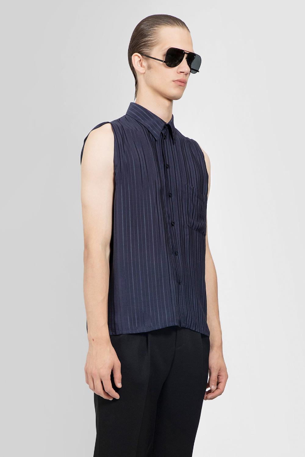 Antonioli SAINT LAURENT MAN BLUE SHIRTS
