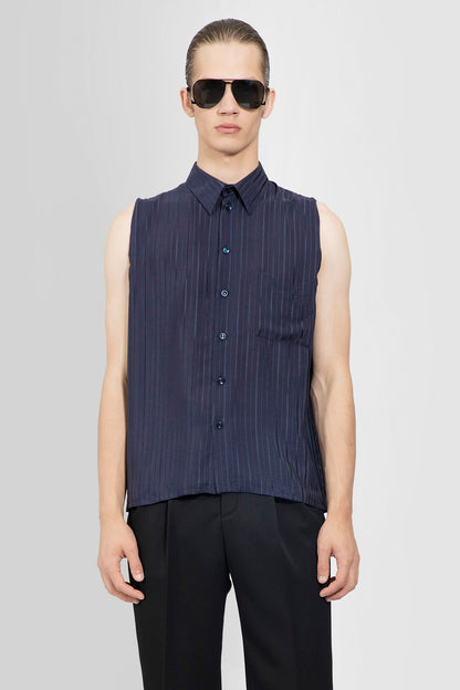 Antonioli SAINT LAURENT MAN BLUE SHIRTS