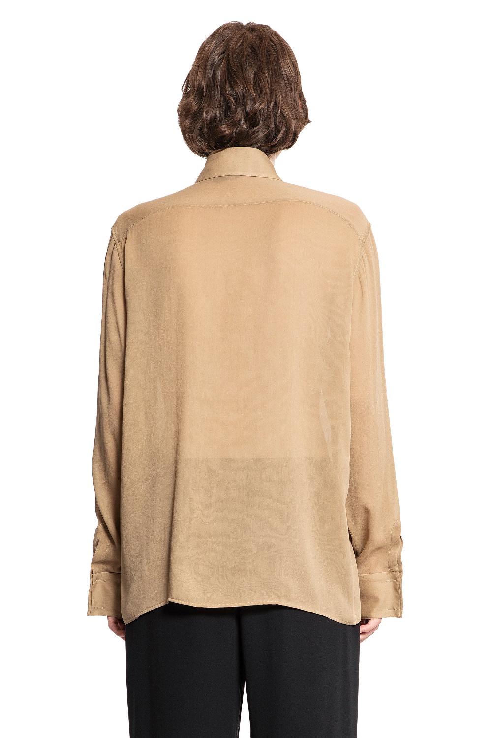 Antonioli SAINT LAURENT MAN BROWN SHIRTS