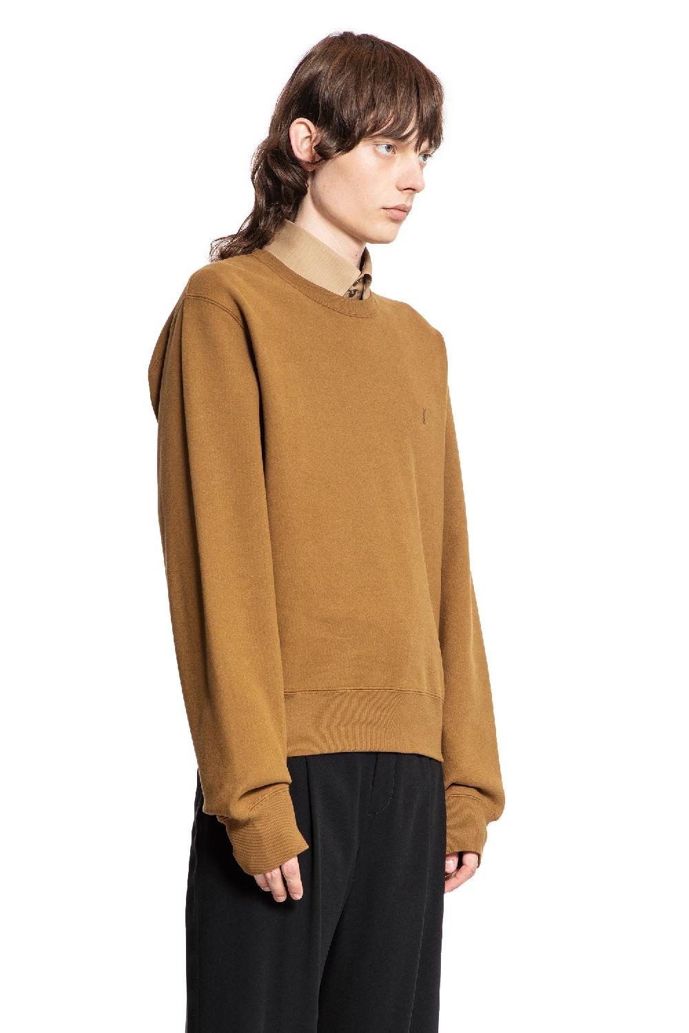Antonioli SAINT LAURENT MAN BROWN SWEATSHIRTS