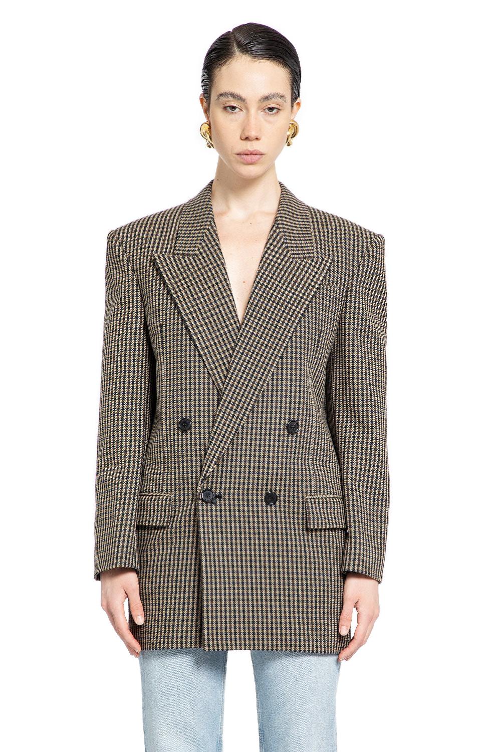 Antonioli SAINT LAURENT WOMAN BEIGE BLAZERS