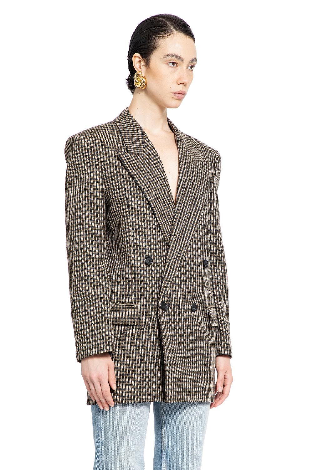 Antonioli SAINT LAURENT WOMAN BEIGE BLAZERS