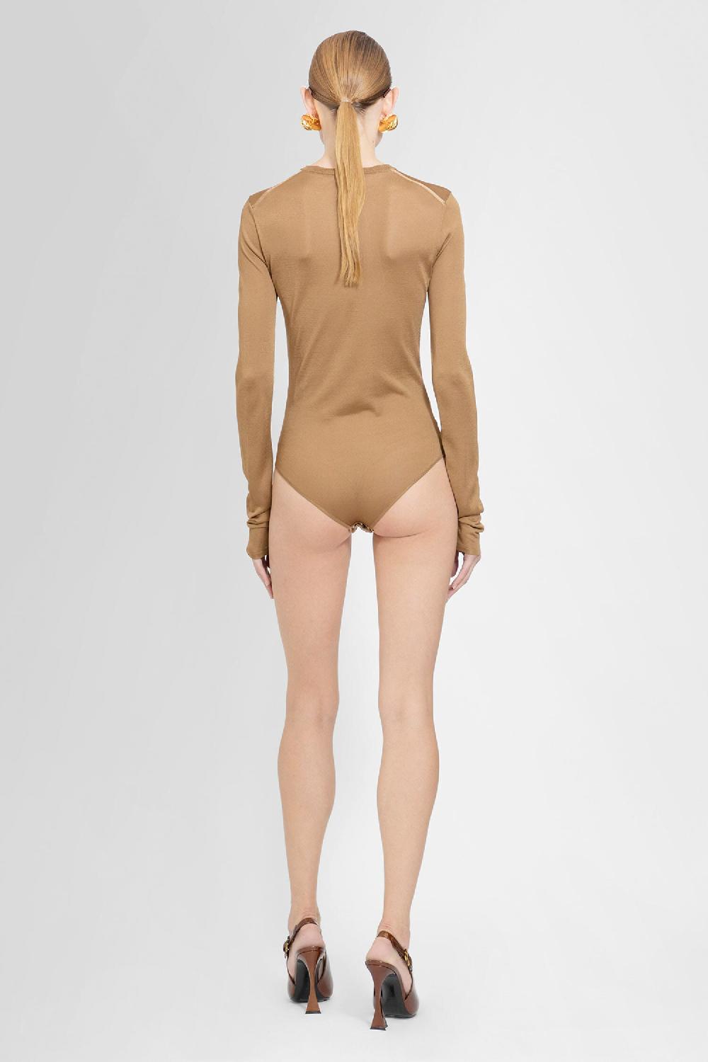 Antonioli SAINT LAURENT WOMAN BEIGE BODYSUITS