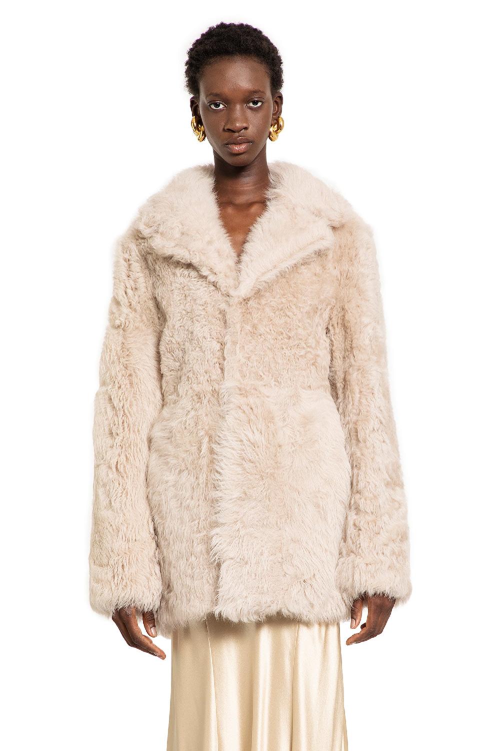 Antonioli SAINT LAURENT WOMAN BEIGE COATS