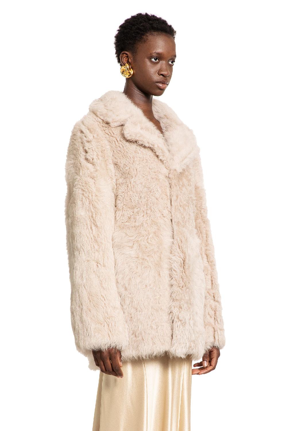 Antonioli SAINT LAURENT WOMAN BEIGE COATS