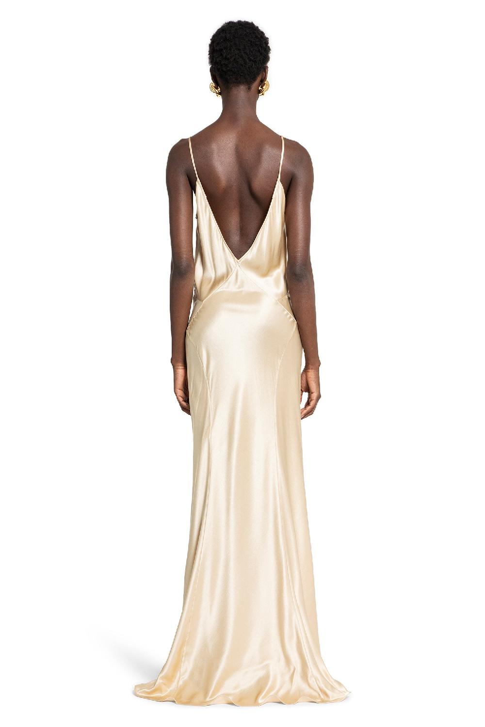 Antonioli SAINT LAURENT WOMAN BEIGE DRESSES