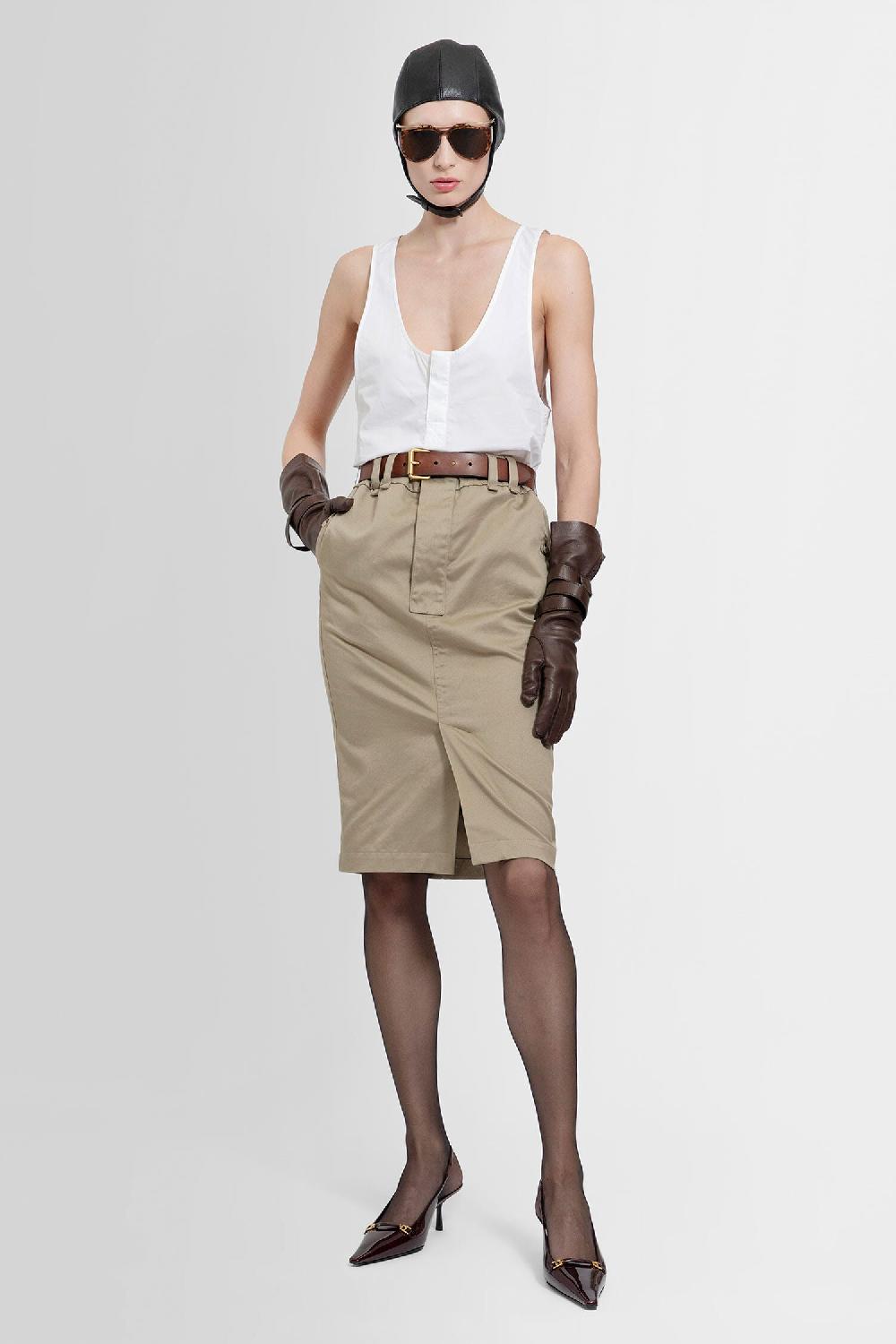 Antonioli SAINT LAURENT WOMAN BEIGE SKIRTS
