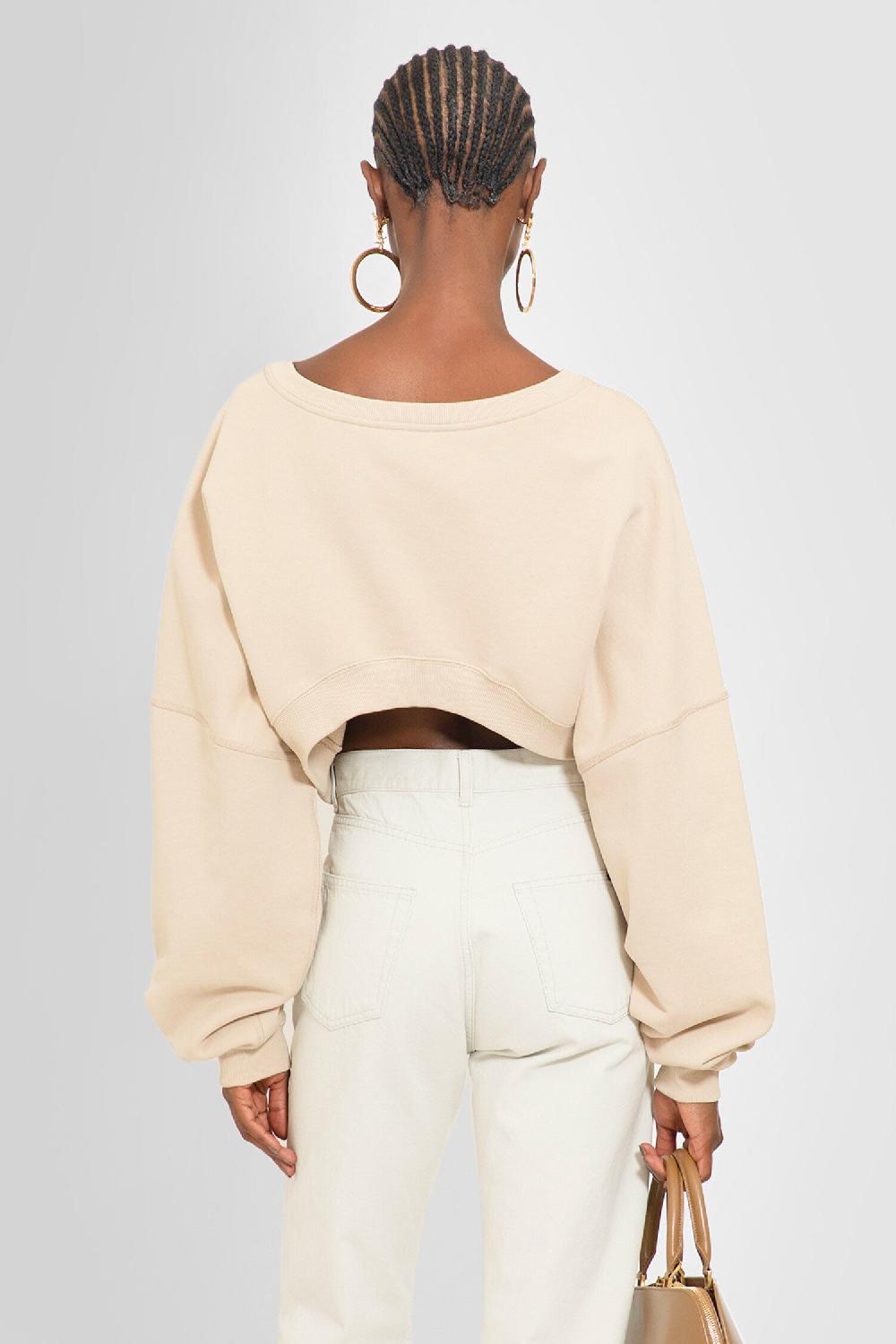 Antonioli SAINT LAURENT WOMAN BEIGE SWEATSHIRTS