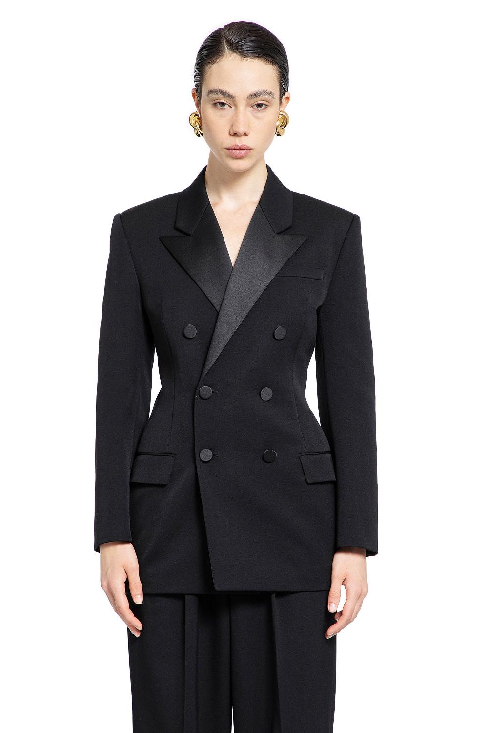 Antonioli SAINT LAURENT WOMAN BLACK BLAZERS